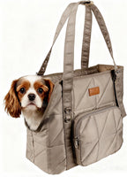 Dog Purse Carriers for Small Dogs and Cats Up to 10 lbs,Puppy Carrier with Pockets,Adjustable Shoulder Strap,Hard Bottom Support,Fuffy Tote Bag for Travel - Image 10