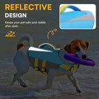 Premium pet lifejacket highlighting the quick release belly buckles