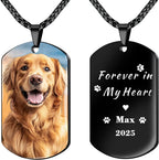 QYH Custom Cat Ashes Necklace - Memorial Pet Urn Necklaces for Dogs Cat Ashes with Picture & Name, Jewelry for Dogs Ashes Personalized Customized Gifts for Pet Lover (Message) - Image 10