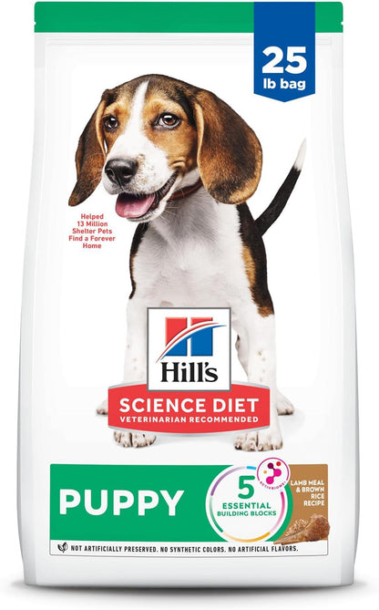 Hill's Science Diet Puppy Dry Dog Food, Lamb Meal & Brown Rice, 4 lb. Bag - Image 15