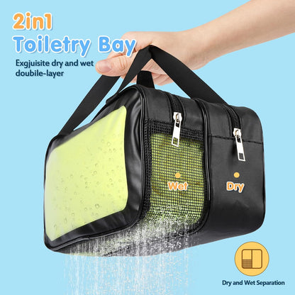 Dog Washing Kit: Shampoo Brush, Hair Brush, Double-sided Washing Glove(6 Pcs) - Image 9