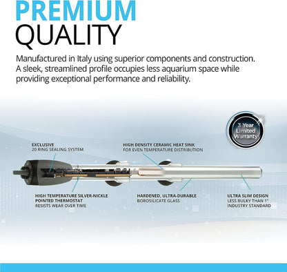 Fluval M 100-Watt Submersible Aquarium Heater - Compact, High-Performance, Reliable Heating For Fresh & Saltwater Tanks - Image 6