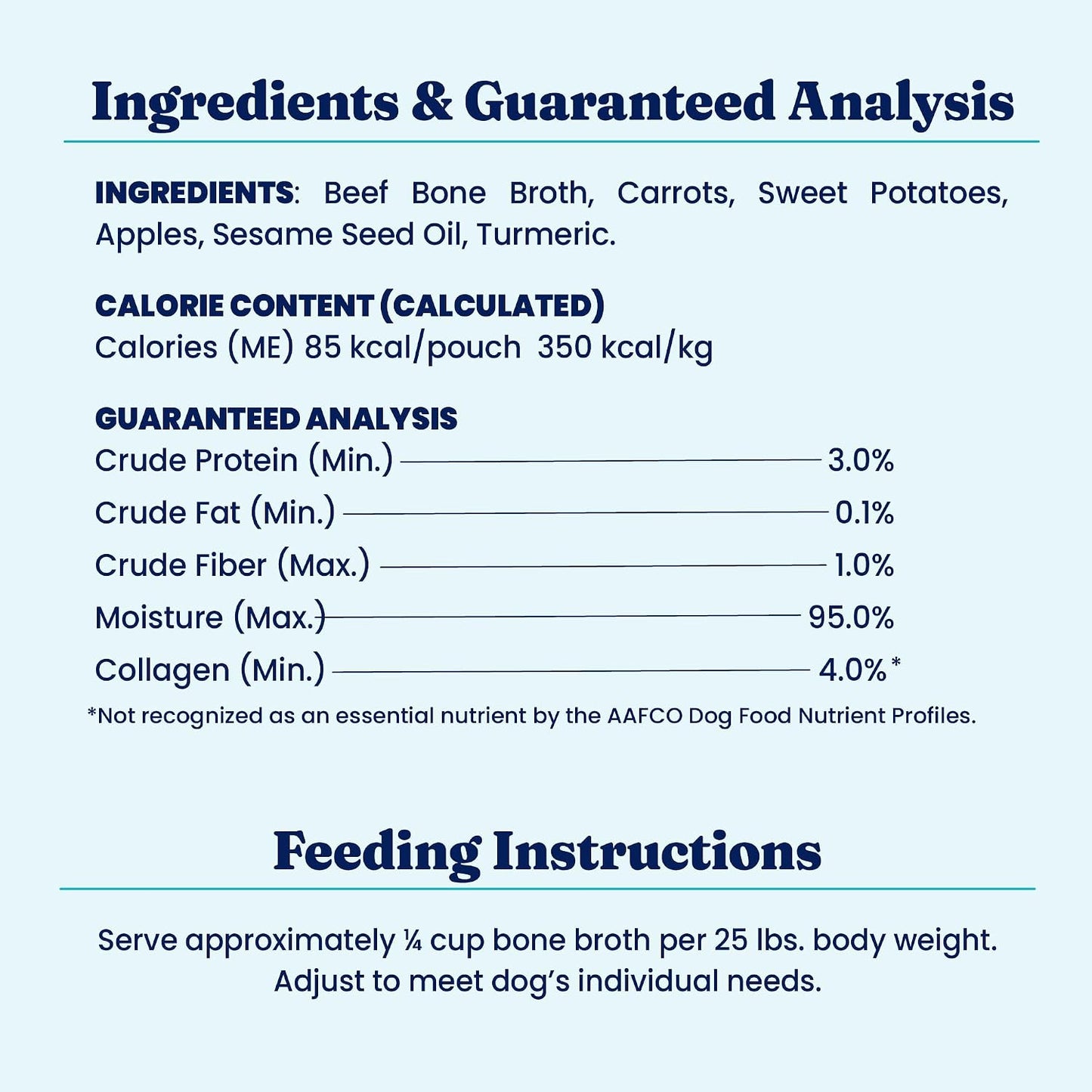 Solid Gold Beef Bone Broth for Dogs - Limited Ingredient Bone Broth Dog Food Toppers for Picky Eaters with Collagen & Superfoods - Dog Gravy Topper for Dry Food - Gut Health & Hydration - 12 Pack - Image 10
