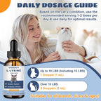 Premium chicken flavored Santkol lysine liquid drops for multi breed feline immunity