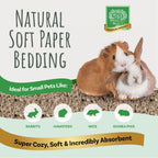 Small Pet Select unbleached paper bedding bag packaging details