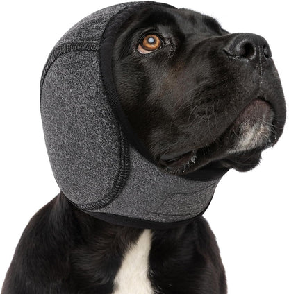 Dog Calming Hoodie - No Shake Ear Wraps for Dogs, Water Resistant Ear Cover Anxiety Relief, Noise Protection Ears Muffs for Firework, Grooming, Thunderstorms, Swimming, Bathing, Black S - Image 9