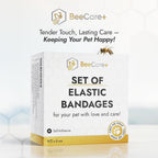 Self-Adhering Elastic Dog Bandages for Wounds - Cat & Dog Bandage Prevents Licking and Scratching - Made from Natural Rubber Latex, the Wrap Sticks to Itself - Set of 9 x 5 cm Rolls - Image 9