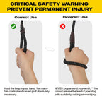 Fida Durable Slip Lead Dog Leash, 6 FT x 1/2" Heavy Duty Dog Loop Leashes, Comfortable Strong Rope Slip Leash for Large Medium Dogs, No Pull Pet Training Lead with Highly Reflective(1/2", Black) - Image 11