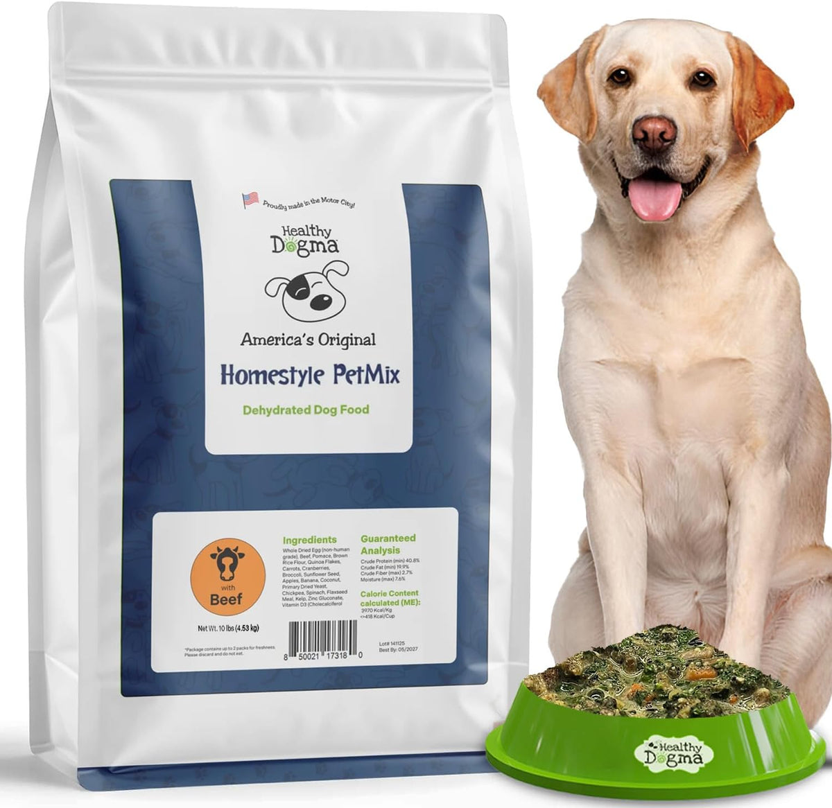 Healthy Dogma - Homestyle PetMix Dehydrated Lamb Dog Food - Clean Ingredient Food - No Preservatives, Homemade Food (Homestyle PetMix with Lamb, 10 lbs) - Image 12