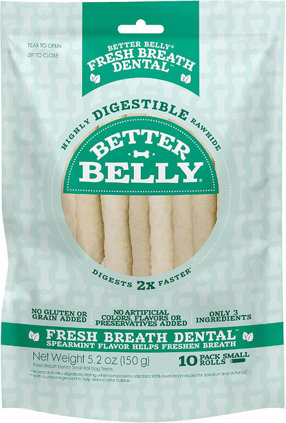 Better Belly Highly Digestible Rawhide Dental Chews, Treat Your Dog to a Chew with NO Artificial Colors or Flavors - Image 12