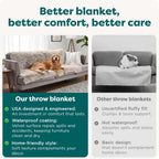 Premium imported soft velvet puppy blanket protecting bedroom bedding