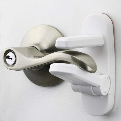Wappa Baby childproof door lever lock 4 pack front view