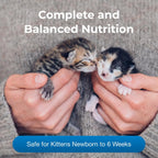 PetAg KMR kitten milk replacer feeding instructions label