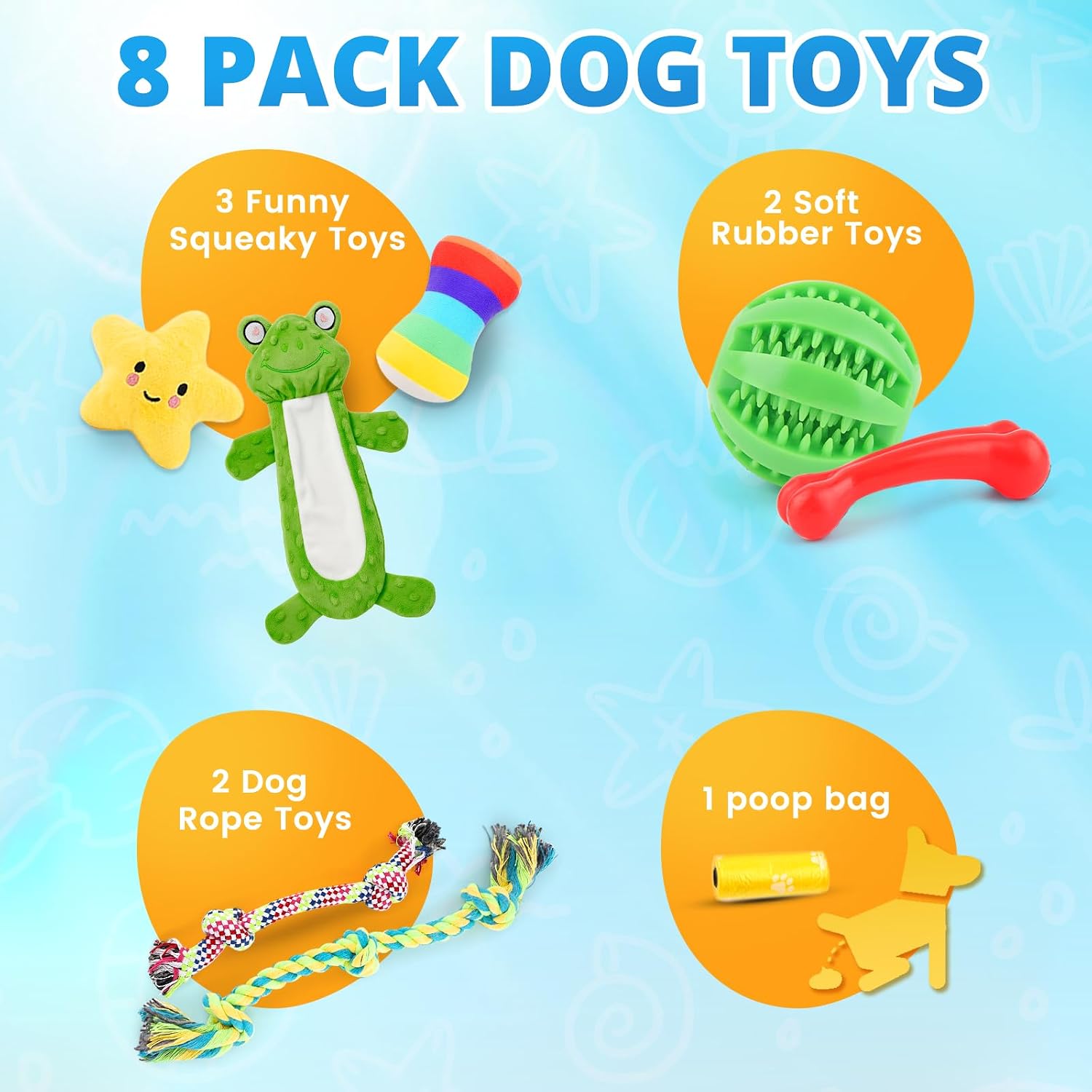 Loyee squeaky plush frog toy for small puppies