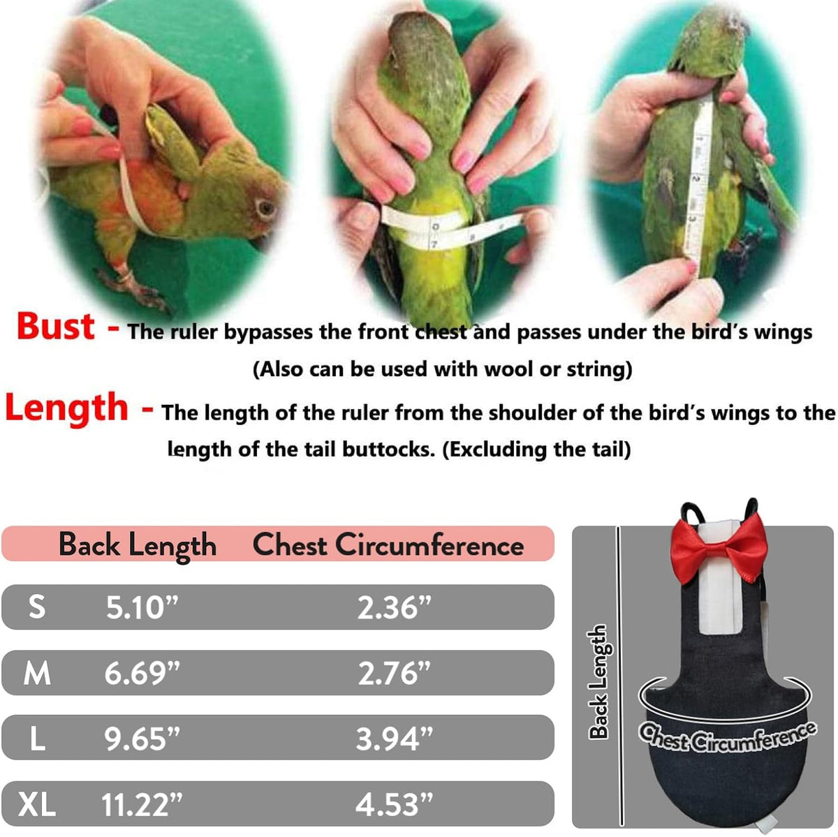 Qbleev bird flight suit adjustable straps and cotton fabric detail