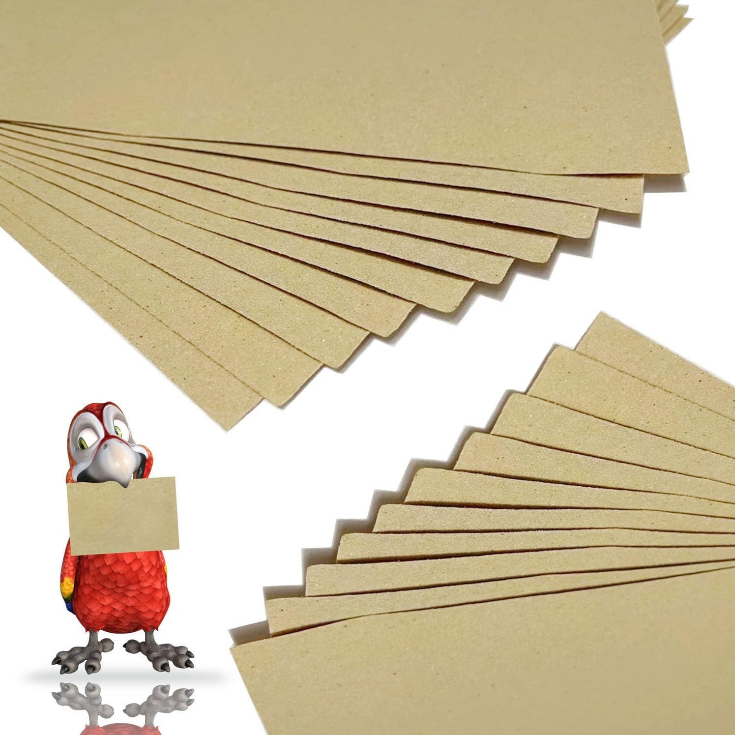 Uifrmely gravel liner paper for bird cage 30 pack front view