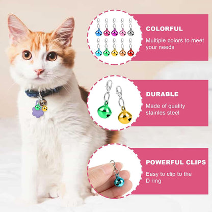Close up view of the durable copper construction and heart shaped cutout on COMNICO pet charms