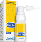 Naveh Pharma CleanEars ear wax removal spray front view authentic ear care.