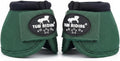 TGW RIDING 2520D horse bell boots front view showing secure fasteners