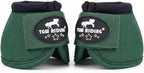 TGW RIDING 2520D horse bell boots front view showing secure fasteners