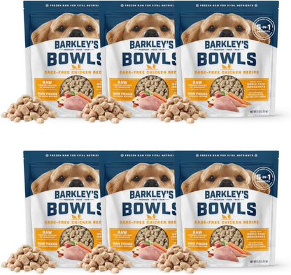 Barkley's Bowls, Frozen Raw Chicken Dog Food, Fresh Whole Food Ingredients, Cage-Free Chicken, Grain Free, Dog Food Toppers, Human Grade Ingredients, All Dog Breeds, Ages, & Sizes, 4 lb Bag (1 Pack) - Image 12