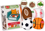 Agape 100% Natural Catnip & Silvervine Filled Cat Toy Balls with Bell Sound | 2 Pack Chew & Kicker Balls for Indoor Cats and Kittens, Helps Relieve Boredom, Encourages Exercise and Teeth Cleaning - Image 7