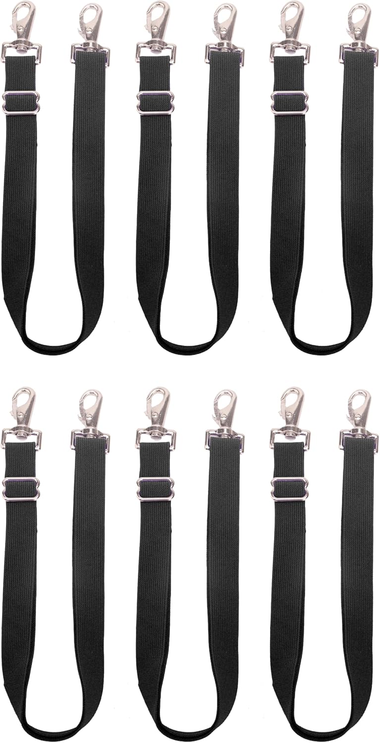 Premium one inch wide elastic horse blanket replacement parts layout