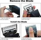 Audoc size ten detachable grooming blade showcasing the heat resistant design.