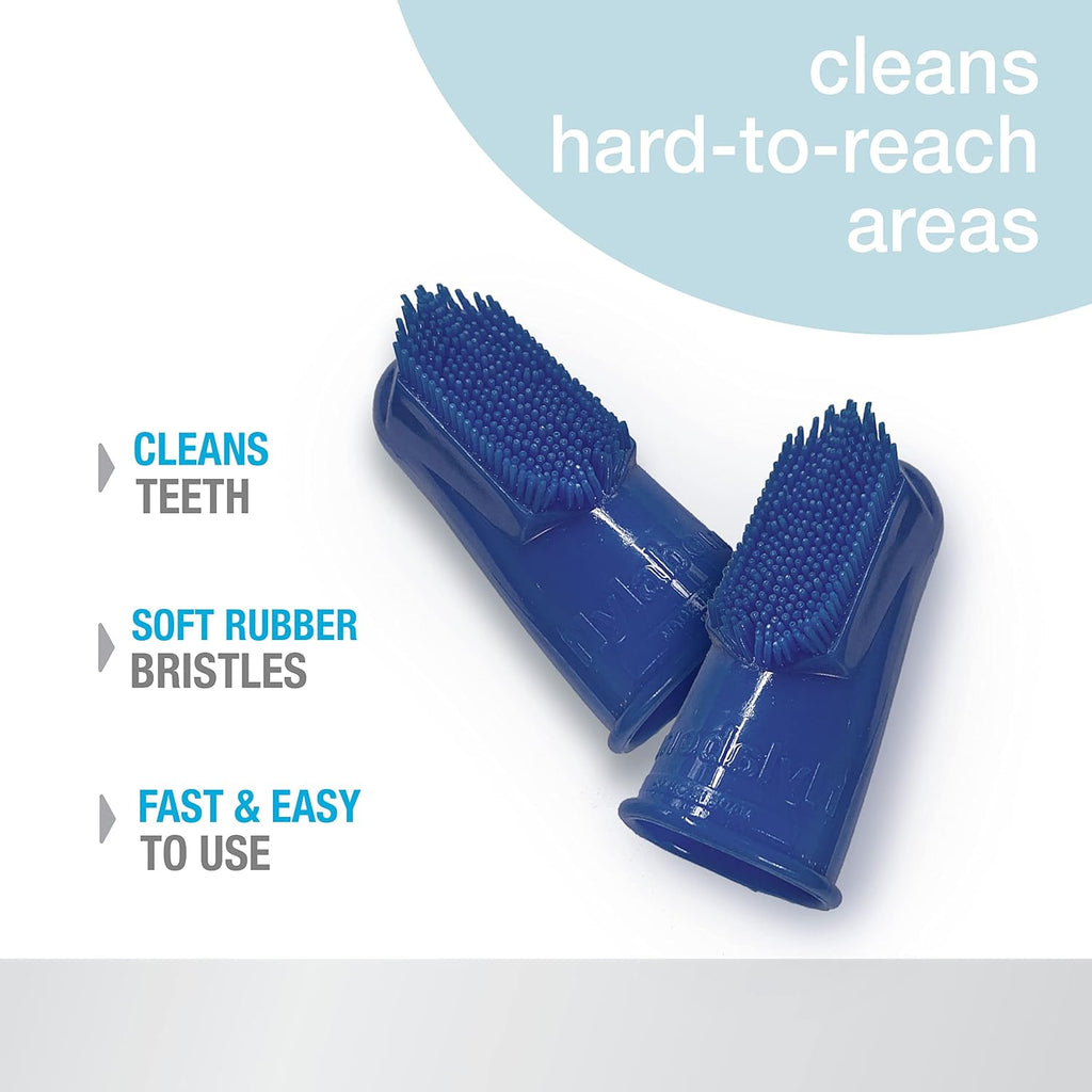 Nylabone Advanced Oral Care Dog Finger Brush side profile