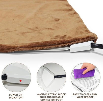 Namotek automatic constant temperature pet heating pad close up view