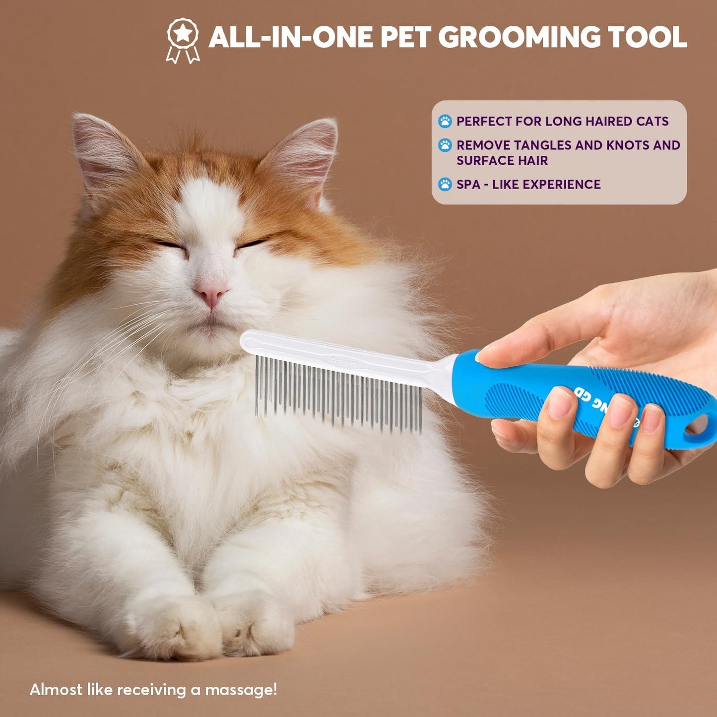 Shopping GD undercoat grooming rake showing high quality durable design