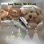 FuzzyFix heavy duty grooming system being adjusted for thick heavy curly coats on domestic dogs and cats.
