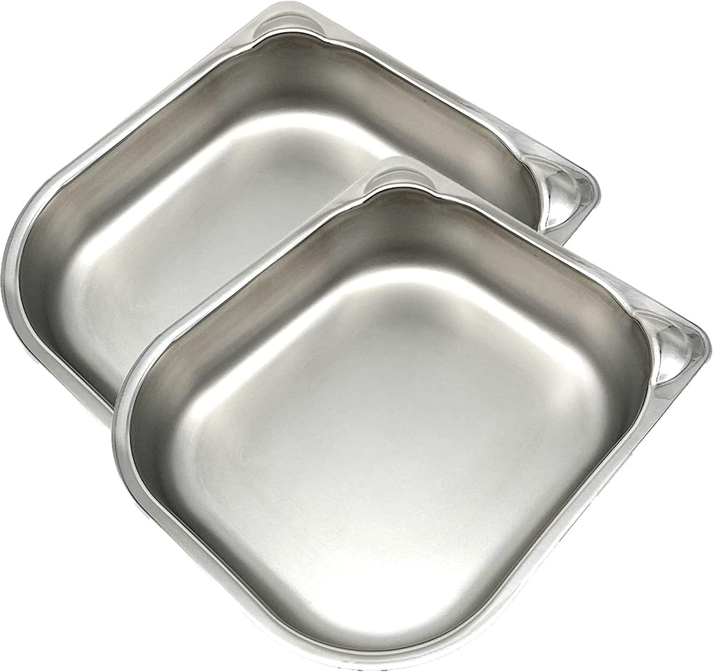 Twin compartment automatic pet feeder for cats and small dogs