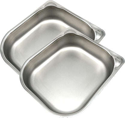Twin compartment automatic pet feeder for cats and small dogs