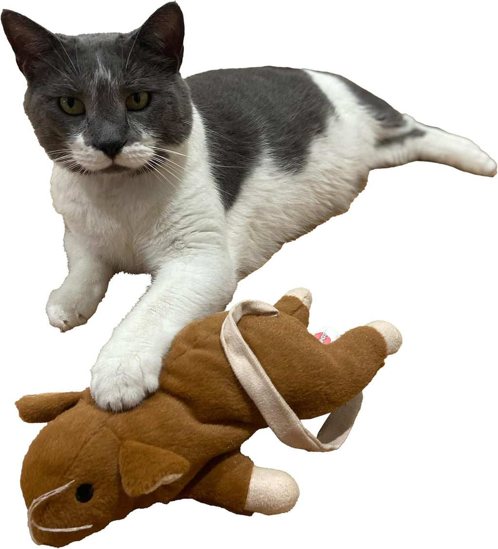 SPOT Big Mouse Bertha Cat Toy with Catnip - Lifelike Plush Mouse, Crinkle Sound, Large 7in Size, for Cuddling, Chasing, Playing - Assorted Colors - Image 12