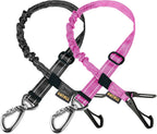 AUBELL Dog Seat Belt for Car,Updated 3-in-1 Adjustable Reflective Bungee Heavy Duty Dog Car Harness Tether with Clip Hook Latch & Buckle,Swivel Zinc Alloy Carabiner,Black - Image 10