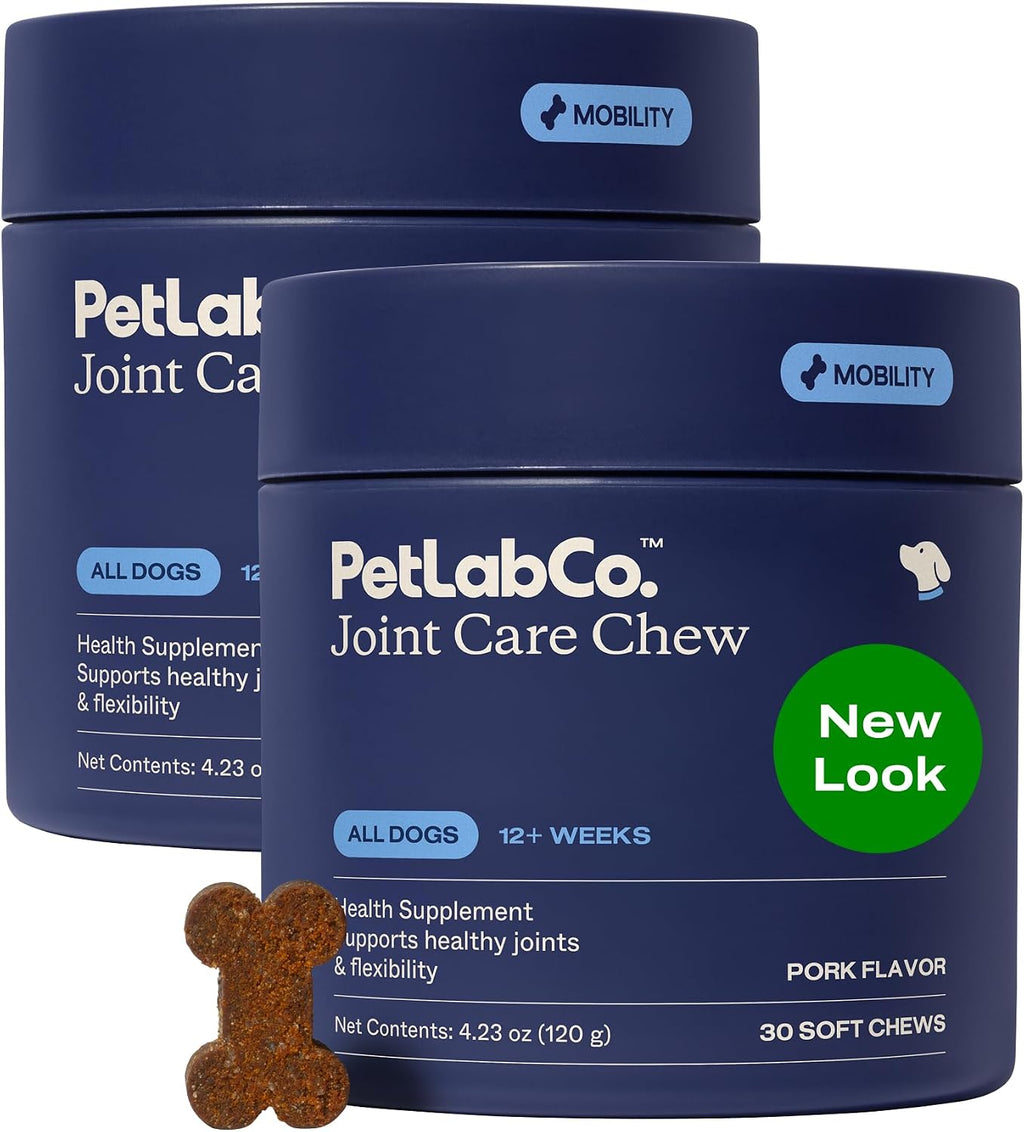 Petlab Co. Joint Care Chews for Dogs - High Levels of Glucosamine, Green Lipped Mussels, Omega 3 and Turmeric - Hip and Joint Supplement for Dogs to Actively Support Mobility, Packaging May Vary - Image 12