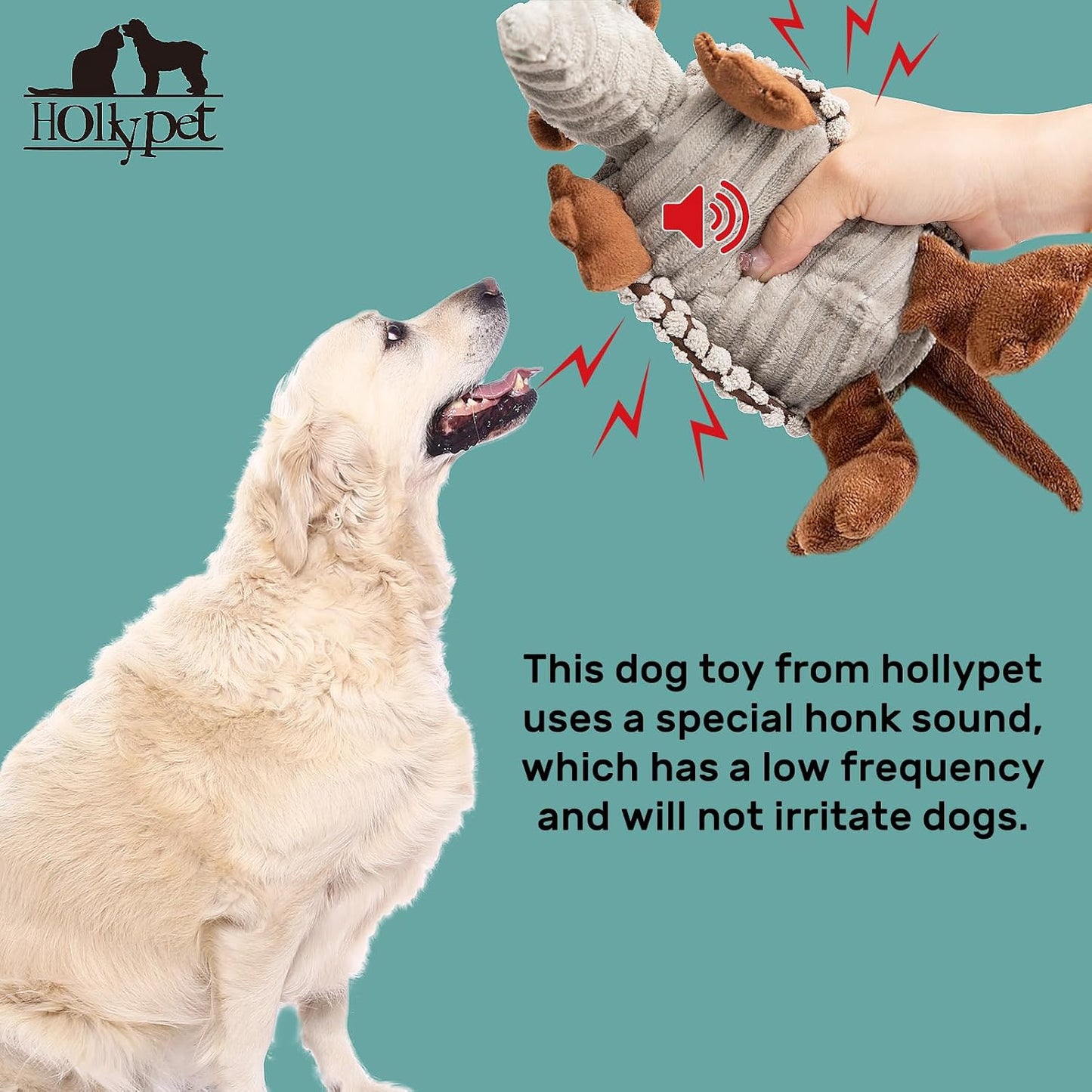 Hollypet interactive durable corn velvet dog toy for boredom relief