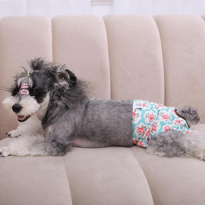 CuteBone floral pattern female dog diapers waterproof outer material texture