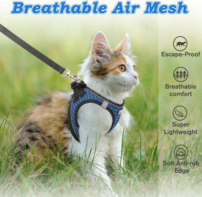 Secure step in pet vest harness with lockable buckle back view