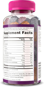 MiraFIBER Gummies, from The Makers of MiraLAX, Vegan Formula, 8g Per Serving, Gut Health for Men & Women, Prebiotic Fiber Gummies for Adults, Mixed Fruit Flavor 72Ct - Image 10