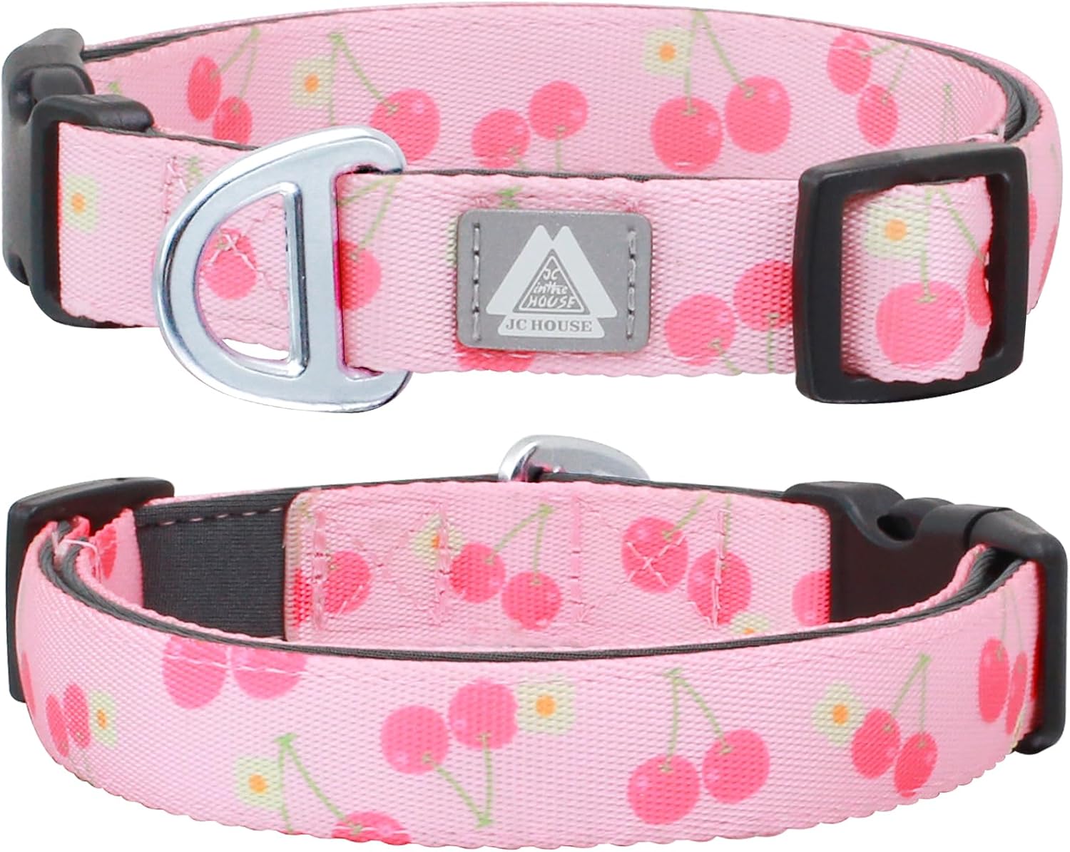 Soft Padded Dog Collar, Neck 12''-20'', Adjustable Heavy Duty Collar with 3M Reflective Logo for Medium, Large Dogs, Camo Orange, M - Image 12