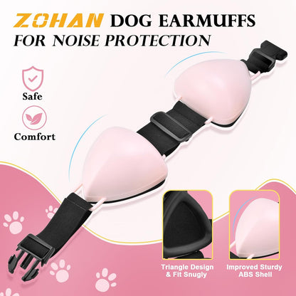 ZOHAN noise cancelling dog ear muffs side profile