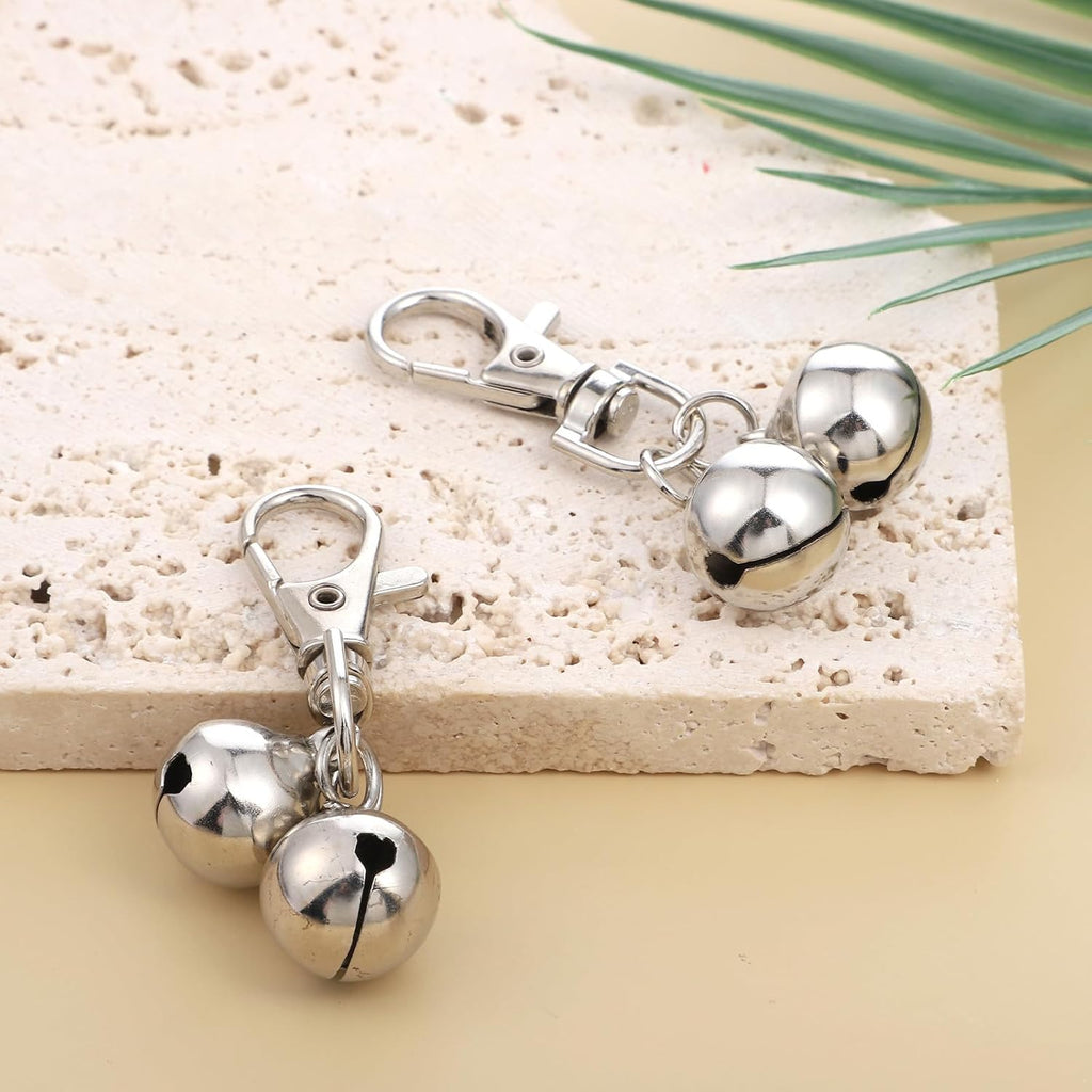 Durable zinc alloy bells for puppies and kittens collars.