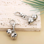 Durable zinc alloy bells for puppies and kittens collars.