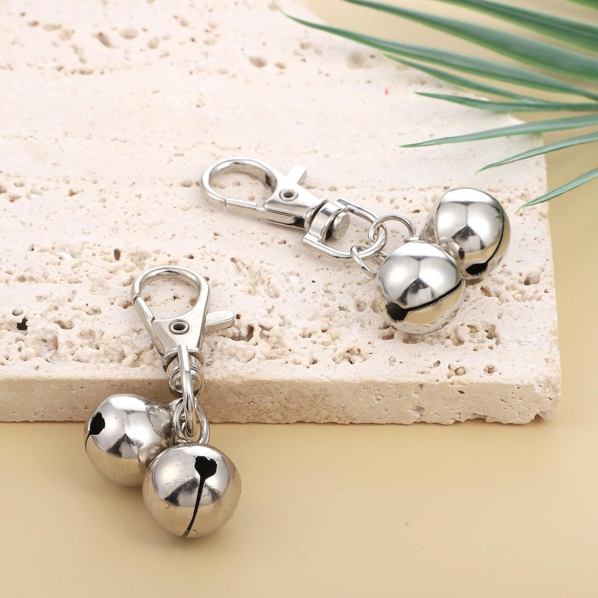 Durable zinc alloy bells for puppies and kittens collars.