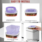 Heavy duty pet waste liner film demonstration showing thickness and durability