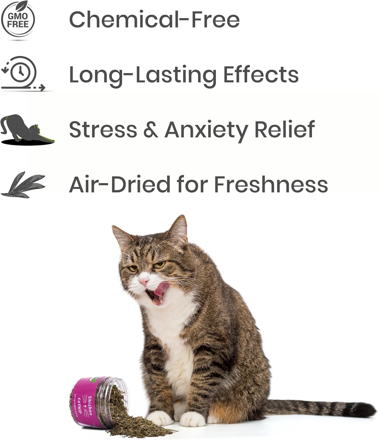 Refilling a plush cat toy with premium imported Shizhoo catnip blend