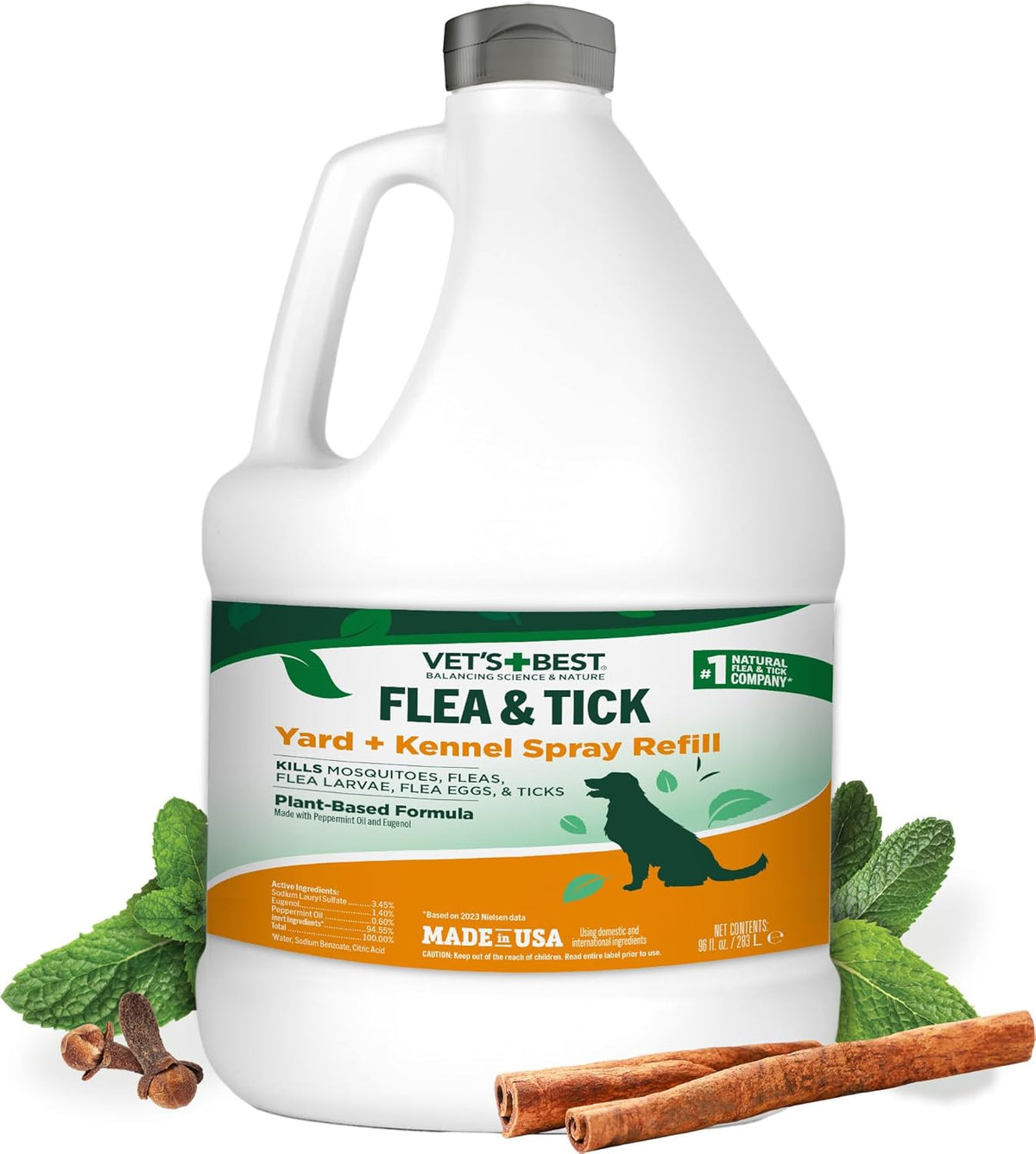 Vet's Best Flea and Tick Yard and Dog Kennel Spray, Mosquito Repellent with Certified Natural Oils, Plant Safe with Ready-to-Use Hose Attachment, Flea and Tick Prevention for Dogs, 32 oz - Image 10