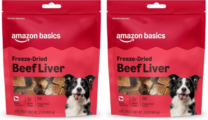 Amazon Basics Freeze-Dried Raw Single Ingredient Dog Treats (Previously Wag), Beef Liver, High Protein, Grain-Free, 3.3 Ounce (Pack of 1), Packaging may vary - Image 13